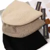 100% Cachemira Sombrero de Cachemira Consinee para Mujer de Cachemira Pura Otoño e Invierno Resistente al Frío Cálido Gorro de Punto Gorro Frío para Exteriores