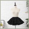 Falda de Vestido de Boda Vigilancia Huesuda Violenta lolita Falda Nube de Longitud Media Dosel Súper Falda lolita Diaria