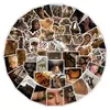 63 Adesivos Decorativos de Estilo Europeu e Americano com Estampa de Leopardo Não Repetitiva, Adesivos Graffiti para Geladeira, Caixa de Armazenamento de Computador