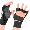Protecciones de Palma para Levantamiento de Pesas Deportivas de Medio Dedo sin Dorso Silicona Antideslizantes Resistentes al Desgaste Protectores de Palma Guantes de Entrenamiento Protectores de Compresión
