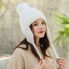 Gorro de parto engrosado, gorro posparto, gorro de maternidad bonito y cálido para otoño e invierno, gorro de maternidad femenino de moda de primavera y otoño de lana a prueba de viento