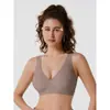 Sujetador Transfronterizo Más Vendido de Amazon, Escote Profundo en V, Sin Costuras, Sin Aros, Ropa Interior para el Día a Día, Exclusivamente para Comercio Exterior, Disponible en Tallas Europeas y Americanas