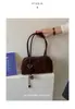 Bolso Simple Retro de Ante y Flocado para Mujer 2026 Nuevo Estilo Moda para Viajes Diarios Bolso de Hombro Único Otoño Invierno Bolso de Mano Tipo Almohada