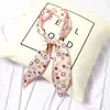 Ins fita de cetim da Coreia do Sul lenço feminino tira estreita fita decorativa multiuso versátil cinto lenço fino pequeno