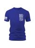 Comércio exterior transfronteiriço masculino manga curta gola redonda impressão digital 3D camiseta jaqueta plus size é o novo verão masculino da Amazon