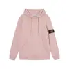 Sudadera con capucha de forro polar básica, unisex, con insignia micro de logo pequeño clásico de Stone, auténtica, transfronteriza, prenda de abrigo