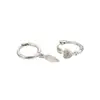 Pendientes de Botón Corazón de Hoja Lujo Ligero Diseño Sencillo de Nicho Pendientes de Alta Gama para Mujer Joyería para Orejas 2023 Nuevo Estilo Caliente