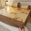 Nuevo Modelo 2026 Esterilla Refrigerante Bordada de Ratán de Hielo - Estilo Capibara - Estilo Oso Pequeño
