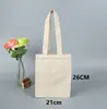 Bolsa de lona blanca bolsa de mano entrenamiento academia de repaso bolsa de mano en blanco personalizada bolsa de tela diy estudiante sentido de último año