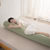 Almofada Longa Pequena de Caxemira para Meninas Dormirem, Gestantes ao Lado da Cama, Almofada Cilíndrica com Pernas, Almofada de Montar para Meninos, Removível