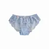 Amor Suave~Calzones de Encaje Sexy Franceses para Chicas Transpirables Lolita Maid Calzones Calzones de Cintura Baja