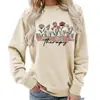 Tops con Cuello Redondo Estampados de Terapia Ocupacional Sudadera Suministro de Amazon Chaquetas de Otoño e Invierno