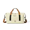 Bolsa de Viaje Portátil Ligera de Gran Capacidad Separación Seco y Húmedo Bolsa de Equipaje para Distancias Cortas Bolsa Deportiva de Yoga Fitness para Hombres y Mujeres
