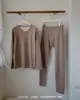 Traje Térmico de Doble Capa Calefactor de Seda Cachemira para Hombre Otoño e Invierno Terciopelo Engrosado Cómodo y Transpirable Traje Térmico Interior para Pareja