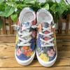 Tendência de Moda Primavera e Verão 2025 Flores Coloridas Confortáveis para o Ano Todo Exportação Tamanho Grande Casual Sapatos de Tecido da Moda