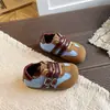 Zapatos Casuales de Moda para Niñas 2026 Primavera Otoño Nuevos Retro Versátiles Jardín de Infancia Bebé Lunares Estampado de Leopardo Zapatos para Niños Pequeños
