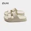 Chinelos de verão Puxiyi An para mulheres, com aumento de altura, para uso externo em EVA, confortáveis, antiderrapantes, resistentes a odores, chinelos de casal para homens