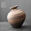Vaso de cerâmica de estilo japonês com barriga floral pode conter vaso grande feito à mão em estilo Zen decoração de espaço planta verde hidropônica inserção de flores