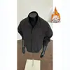 Chaqueta de cuello alto estilo americano, chaqueta de béisbol corta para hombre, ropa exterior casual holgada de estilo piloto para primavera, para parejas, talla grande