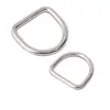 Anillo D de Acero Inoxidable Anillo de Correa Terminal para Equipaje Anillo Semicircular Anillo de Conexión para Elevación Anillo de Acero Sin Costuras Hebilla D Semicircular