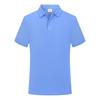 Camisa Polo de Color Sólido de Manga Corta Uniforme de Trabajo Personalizado Uniforme de Verano para Empleados Corporativos Camisa Publicitaria con Logo Bordado