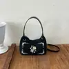 Bolsa de mão vintage requintada Ruien para mulheres, nova coleção de outono 2026, bolsa transversal estilosa com alto apelo estético, bolsa tote pequena da moda