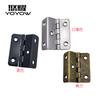70% de descuento Bisagra Herrajes para Muebles al por Mayor Accesorios Negro 70% de descuento Bisagra de Hierro 41*12*1.0mm Bisagra de Doblez Sencillo