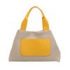 Bolso de mano de verano para mujer, popular en contraste de colores, nuevo bolso de hombro tejido de gran capacidad, 2024