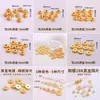 Acessórios DIY Xiaowenwan para miçangas e encadeamento: contas de marfim, caroços de azeitona, ágata, couro de vaca, pedras da vesícula pretas, espaçadores de silicone