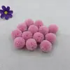 2cm Bolas Coloridas de Lã Bola de Pelúcia Feito à Mão DIY Acessórios de Brincos para Crianças Acessórios de Roupa 20 Peças