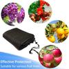 Bolsa de Red Negra Gruesa a Prueba de Insectos Transfronteriza con Cordón para Plantas Cremallera Bolsa a Prueba de Moscas Cubierta de Red para Jardinería A prueba de Pájaros