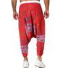 Pantalones Casuales Estampados Estilo Chino de Primavera y Verano Transfronterizos para Hombre, Pantalones Holgados de Tiro Bajo, Pantalones de Tirantes Hip-hop para Piernas y Pies