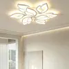 Lámpara de Techo Artística Floral Moderna Protectora de Ojos, Luz Principal de Sala de Estar de Lujo Moderno, Luminaria LED para Decoración del Hogar