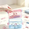 Caja de Almacenamiento Auténtica de Tres Niveles Hello Kitty - Una Delicia para Niñas, una Herramienta Mágica para Organizar el Escritorio, Caja de Almacenamiento para Papelería Estudiantil