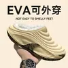 Nuevas pantuflas de algodón felpudo impermeable EVA 2026, unisex, adecuadas para usar al aire libre en invierno, con suelas gruesas, diseño antideslizante y talón cerrado cálido