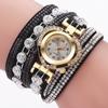 Relojes de Mujer al Por Mayor del Fabricante con Diseño de Comercio Exterior con Incrustaciones de Diamantes, Reloj de Cuarzo con Correa Larga de Terciopelo Coreano y Esfera en Forma de Corazón