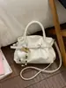 Bolso Minimalista Transfronterizo para Mujer, Bolso Tote Pequeño, Nuevo Modelo 2026, Textura de Alta Calidad, Bolso Tote Cruzado Plegado de Nicho