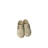 Sandalias Birkenstock de mujer de cuero con suela gruesa, adecuadas para usar en otoño, con suelas suaves, correas de hebilla y un diseño plano