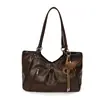 Bolsa Tote Grande Casual Yuezizi para Mujer, Nueva Moda Verano 2026 Versátil con Textura para Hombro o Axila