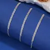 Suministro Directo de Fábrica Nuevo Collar para Mujer con Anillo Liso Entrelazado Estilo Hip-Hop Europeo y Americano Más Vendido Collar con Temperamento Personalizado