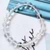Pulseira de Pedra Ágata Olho de Tigre Cristal Natural 8mm Fashion Simples Círculo Único Contas Redondas Joia Transfronteiriça Pulseira de Obsidiana