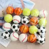 Espuma de esponja baloncesto juguete fútbol Pelota 4cm pelota elástica esponja práctica béisbol de espuma juguete para niños pelota