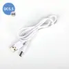 Cable de alimentación CC de 1 metro USB a 3.5 * 135dc cable de carga cable de alimentación de orificio redondo dc5.5 cable de alimentación al por mayor