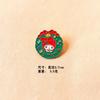 Broche de Dibujos Animados Estilo Japonés Perro Canela Lindo Metal Estilo Navideño Insignia Kuromi Ropa de Estudiante Accesorios para Bolso para Mujer