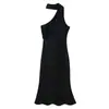 Ropa de mujer de comercio exterior europeo y americano ZA transfronteriza, popular en AliExpress, vestido de verano retro simple de color liso con cuello halter