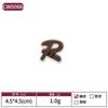 Bordado Cepillo de Dientes Animal Bordado a Computadora Etiqueta Accesorios Decoración de Ropa Parche Parche Degradado Bordado de Letras Inglesas