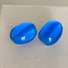 Pendientes de Resina Coloridos Dopamina Japoneses y Coreanos Nicho Frescos Dulces Temperamento de Alta Gama Moda Geométricos Pendientes Gorditos