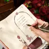 Señor. Serie Luna de Papel y Rosa de Ensueño Tapa Dura Romántico Retro Sanador Estilo Artístico Scrapbooking Diario