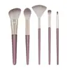 Nuevo Set de Brochas de Maquillaje Cangzhou Mango de Madera Brocha para Contorno Brocha Llama Brocha para Iluminador Brocha para Sombras de Ojos Herramienta de Belleza Brocha de Maquillaje