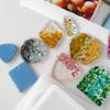 Aretes DIY de Figura Geométrica Colgante de Pegamento Aretes Colgantes Resina Epoxi Aretes Asimétricos Molde de Silicona